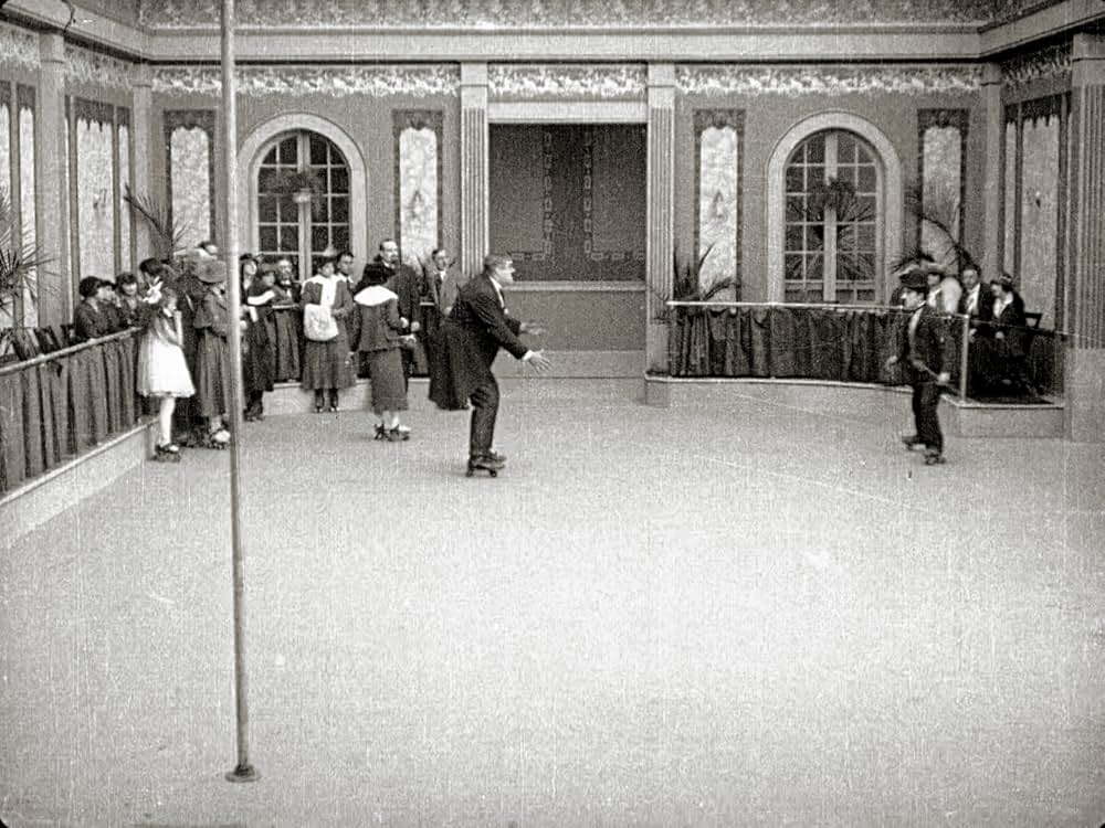 チャップリンのスケートの画像