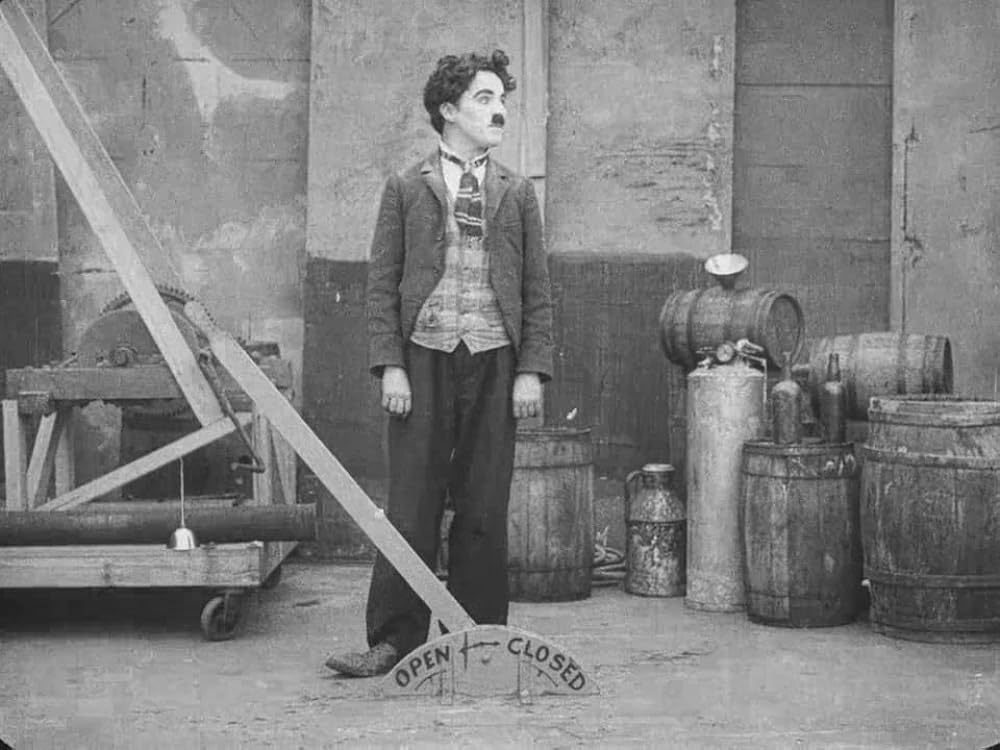 チャップリンの舞台裏の画像