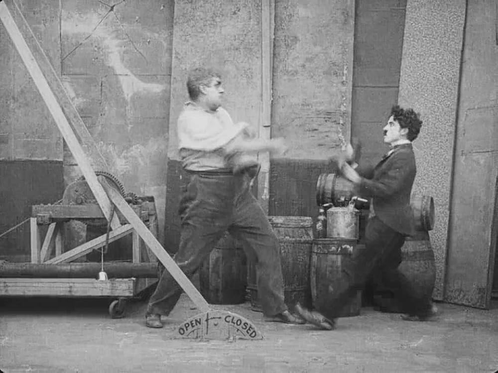 チャップリンの舞台裏の画像