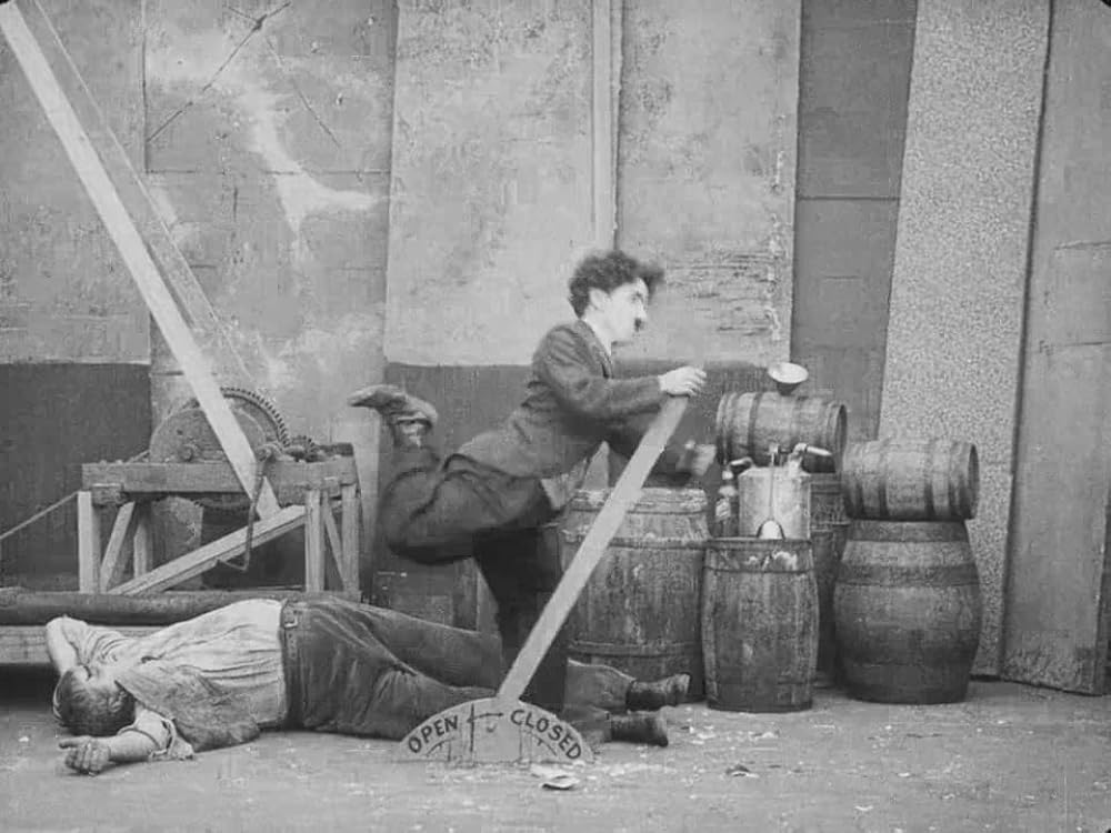 チャップリンの舞台裏の画像