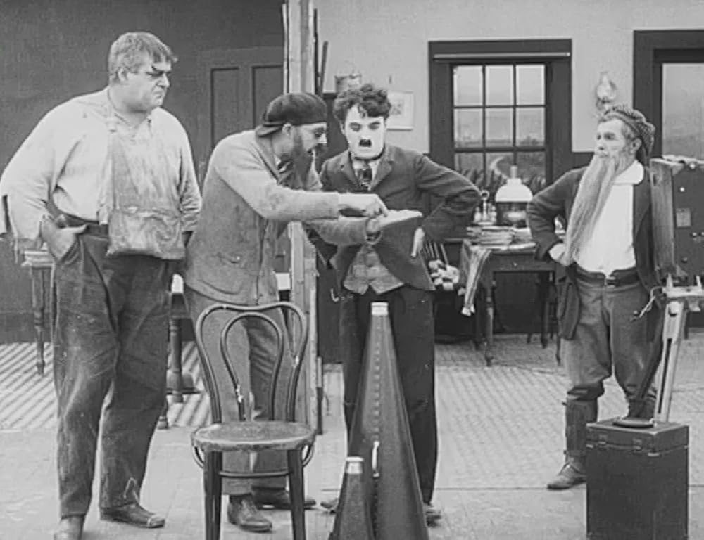 チャップリンの舞台裏の画像