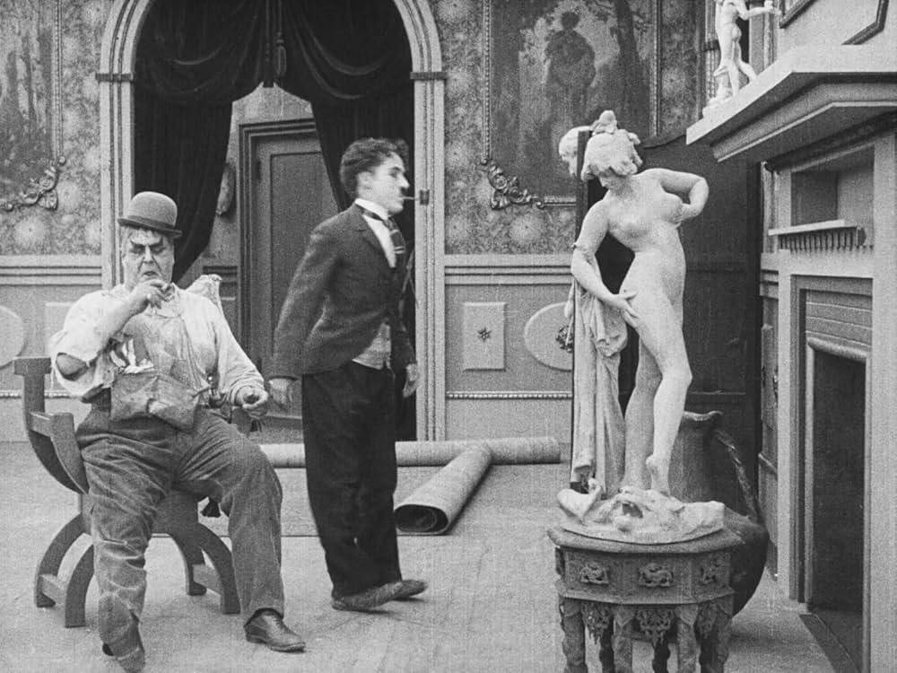 チャップリンの舞台裏の画像