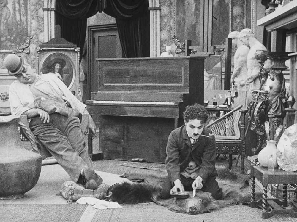 チャップリンの舞台裏の画像