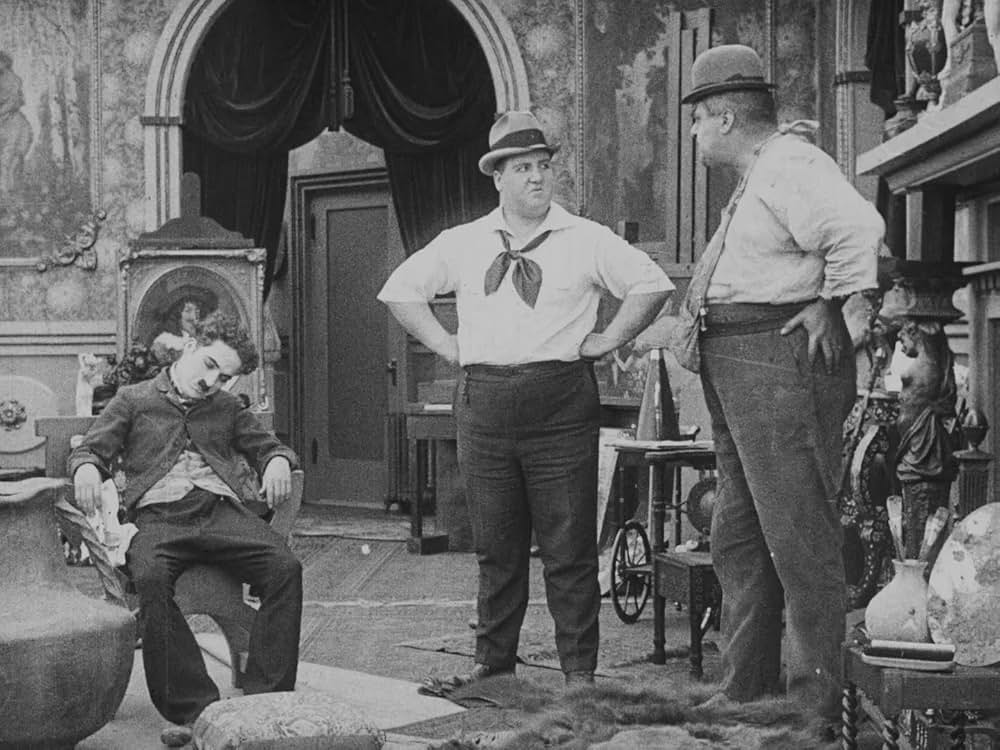 チャップリンの舞台裏の画像