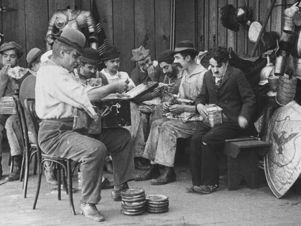 チャップリンの舞台裏の画像