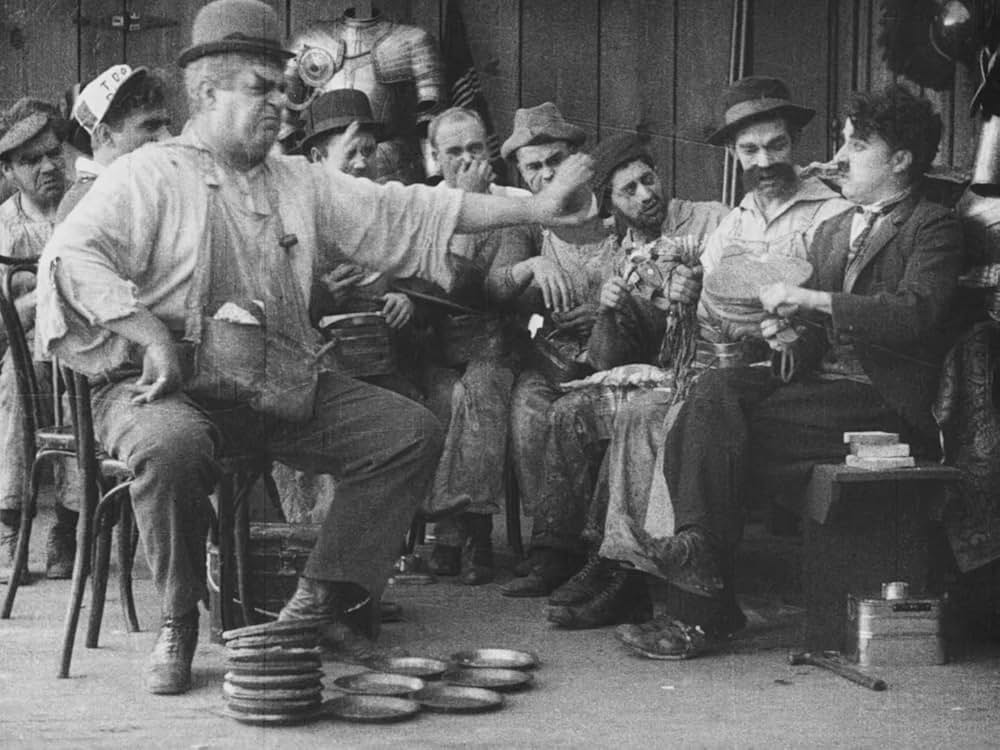 チャップリンの舞台裏の画像