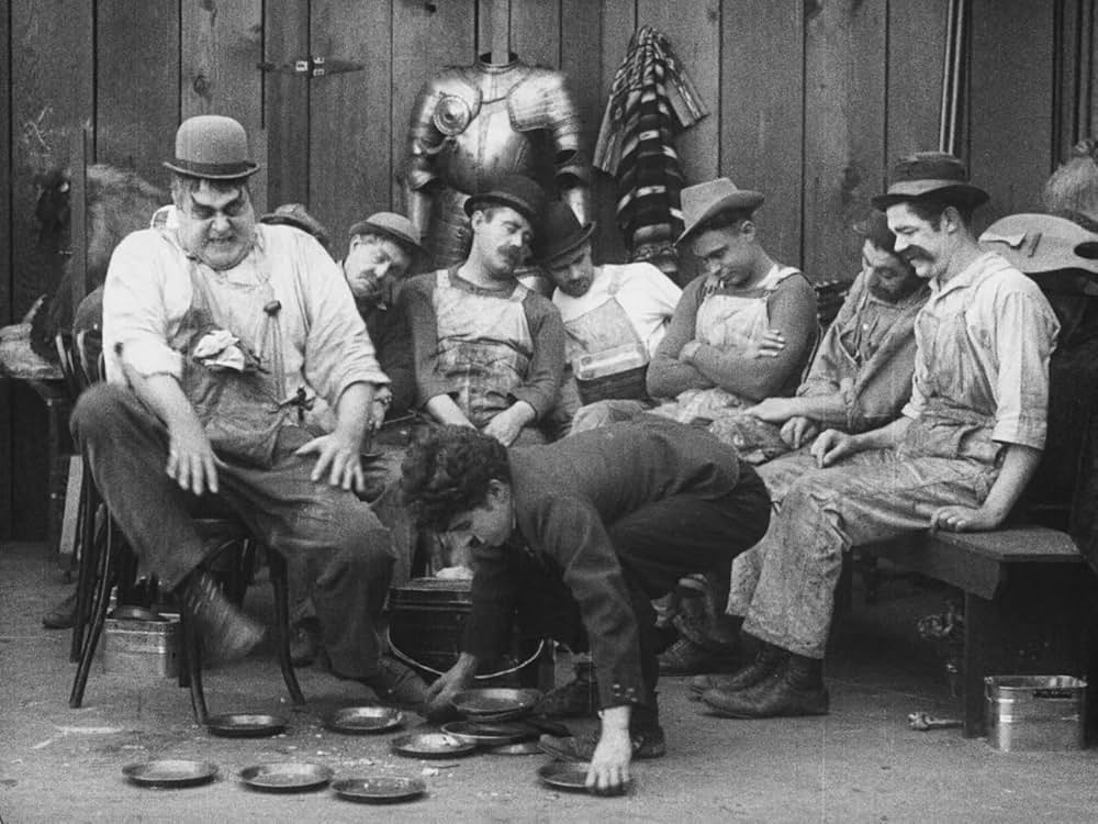 チャップリンの舞台裏の画像