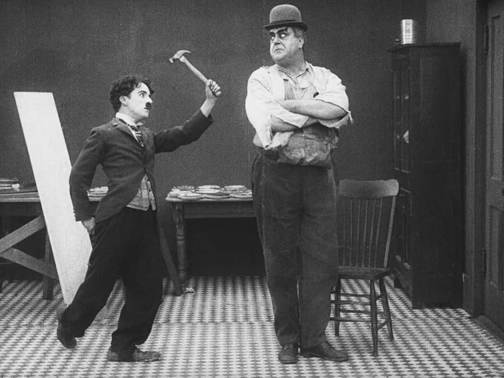 チャップリンの舞台裏の画像