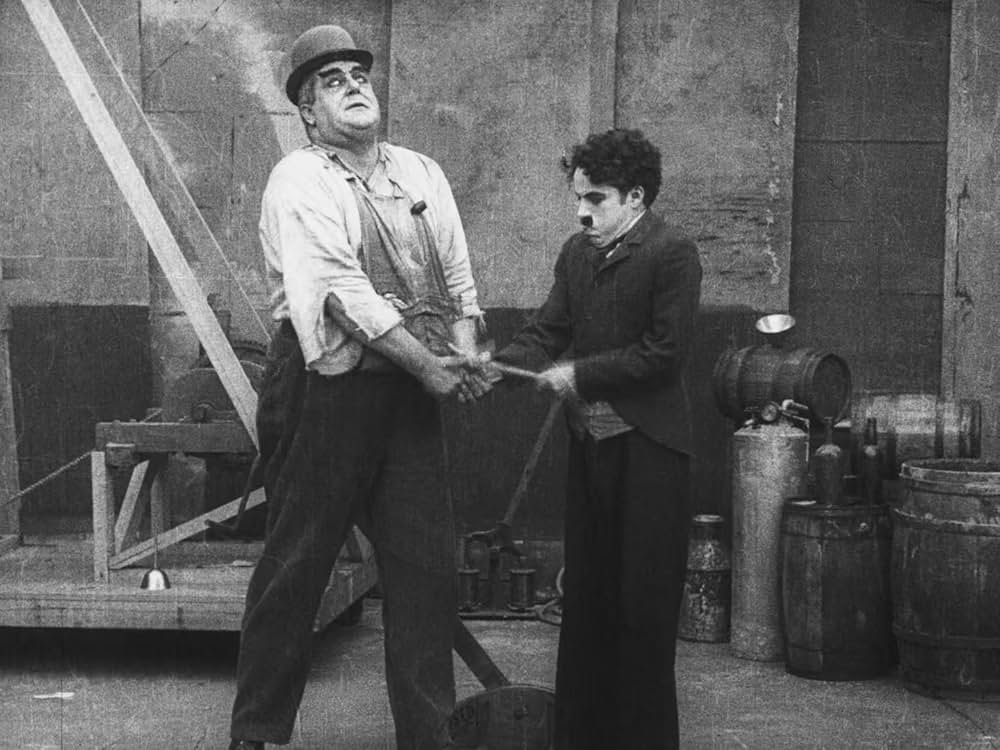 チャップリンの舞台裏の画像
