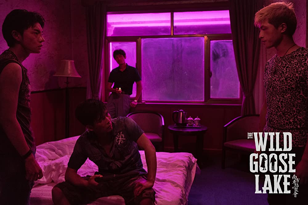 鵞鳥湖の夜の画像