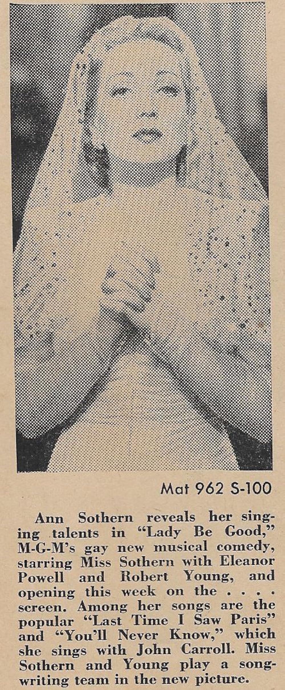 レディ・ビー・グッド（原題）の画像