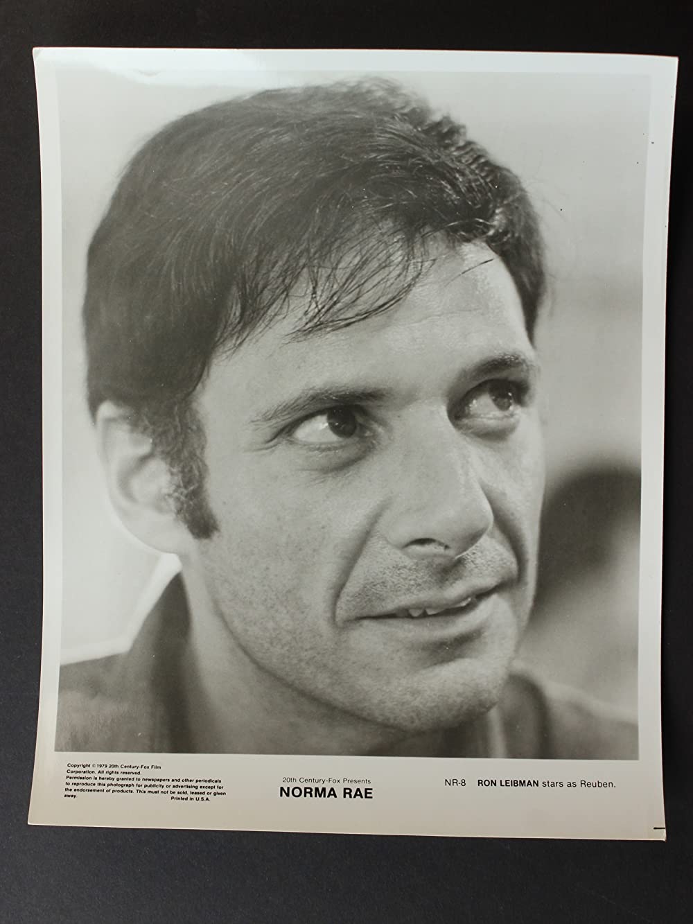 「ノーマ・レイ」ロン・リーブマンの画像