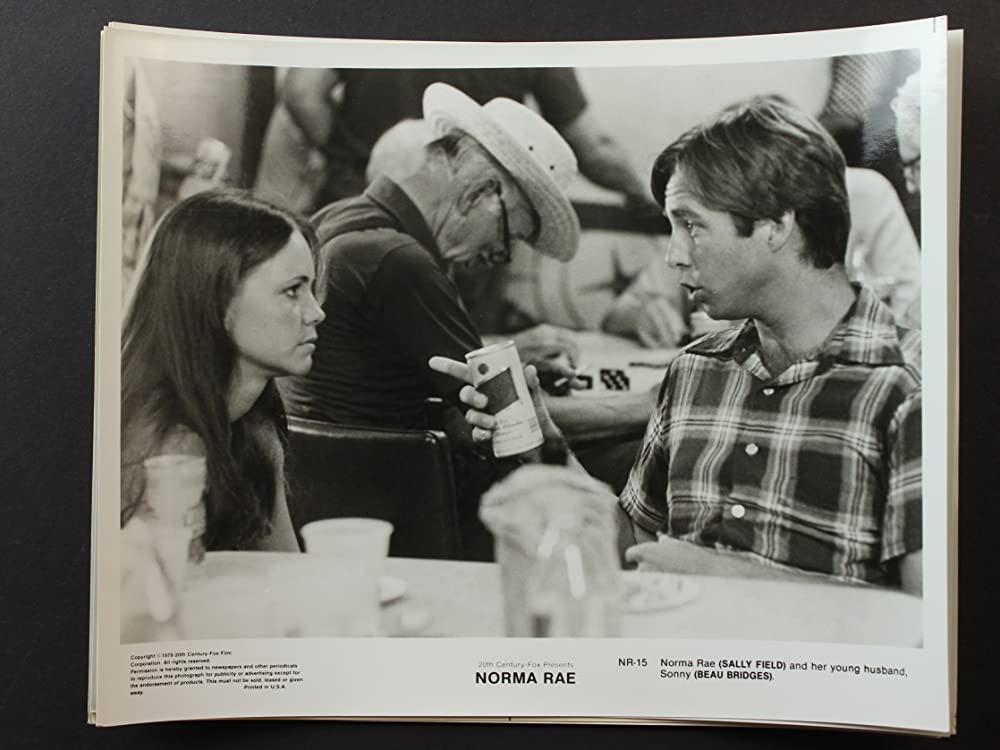 「ノーマ・レイ」サリー・フィールド & ボー・ブリッジスの画像