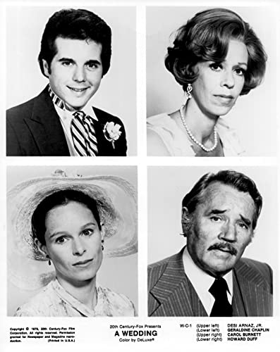「ウエディング」キャロル・バーネット & ジェラルディン・チャップリン & ハワード・ダフ & デジ・アーナズ・Jr.の画像