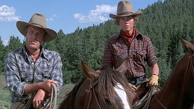 「カムズ・ア・ホースマン」ジェーン・フォンダ & ジェームズ・カーンの画像