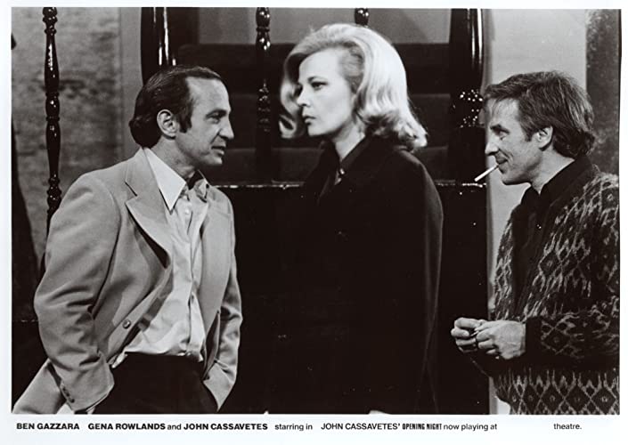 「オープニング・ナイト」ジョン・カサベテス & ベン・ギャザラ & ジーナ・ローランズの画像