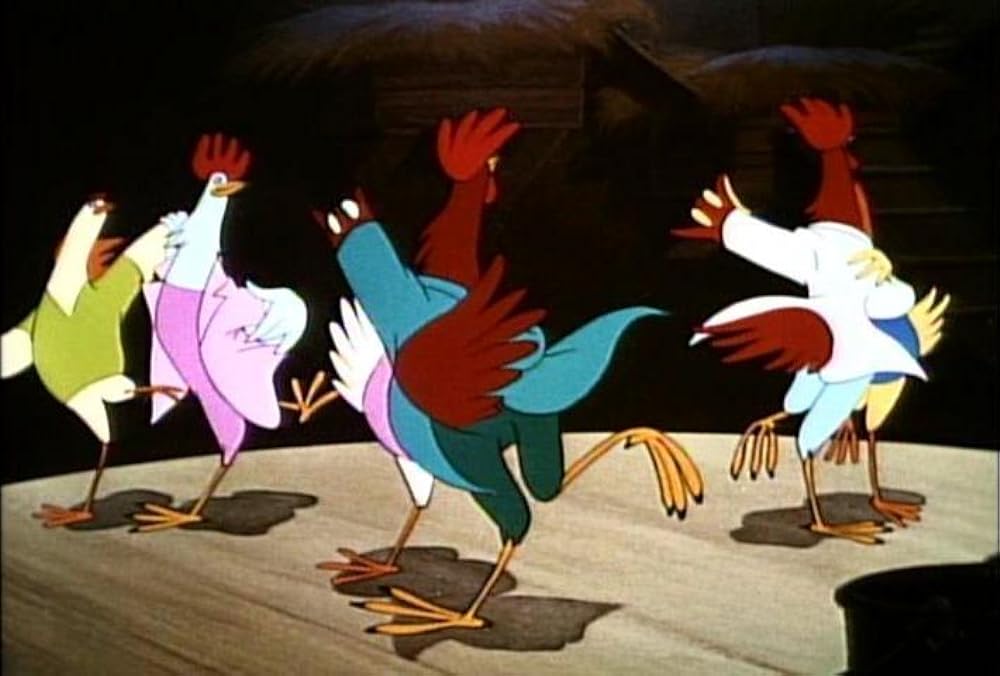 きつねとヒヨコの画像