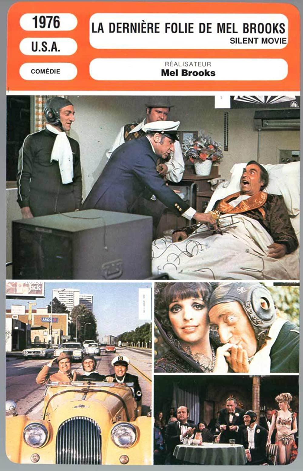 「サイレント・ムービー」メル・ブルックス & Dom DeLuise & マーティ・フェルドマン & バーナデット・ピーターズ & シド・シーザー & ライザ・ミネリの画像