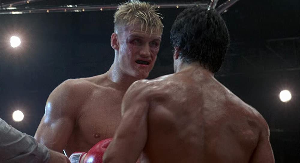 「ロッキー4／炎の友情」ドルフ・ラングレン & シルベスター・スタローンの画像