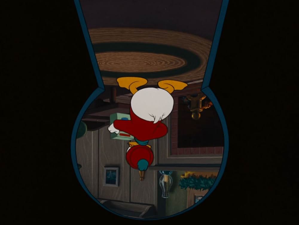 リスの雪かきの画像