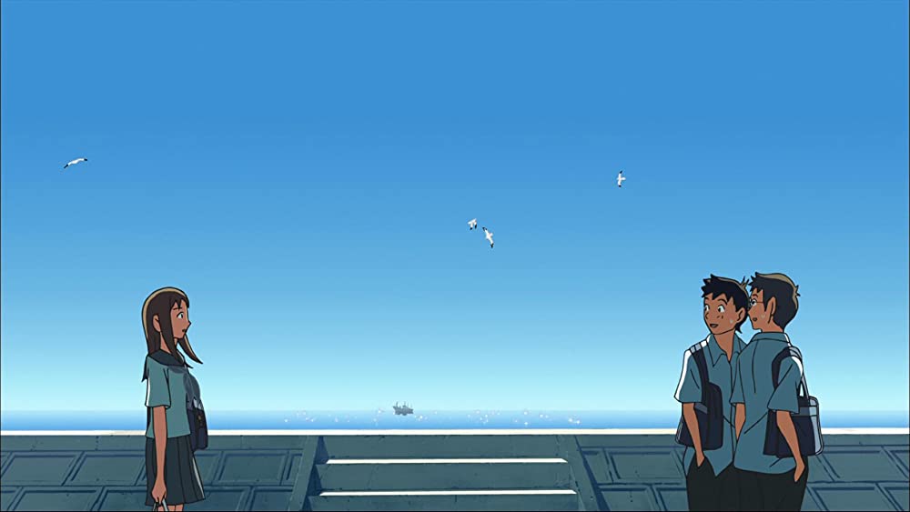 雲のむこう、約束の場所の画像