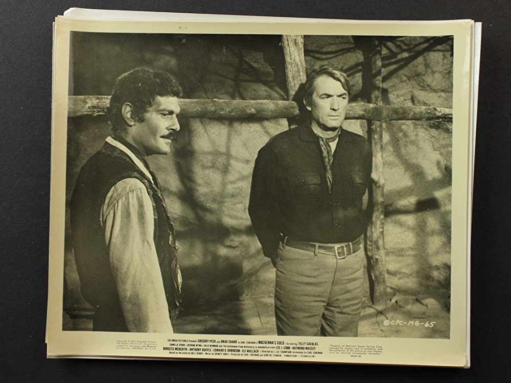 「マッケンナの黄金」グレゴリー・ペック & オマー・シャリフの画像