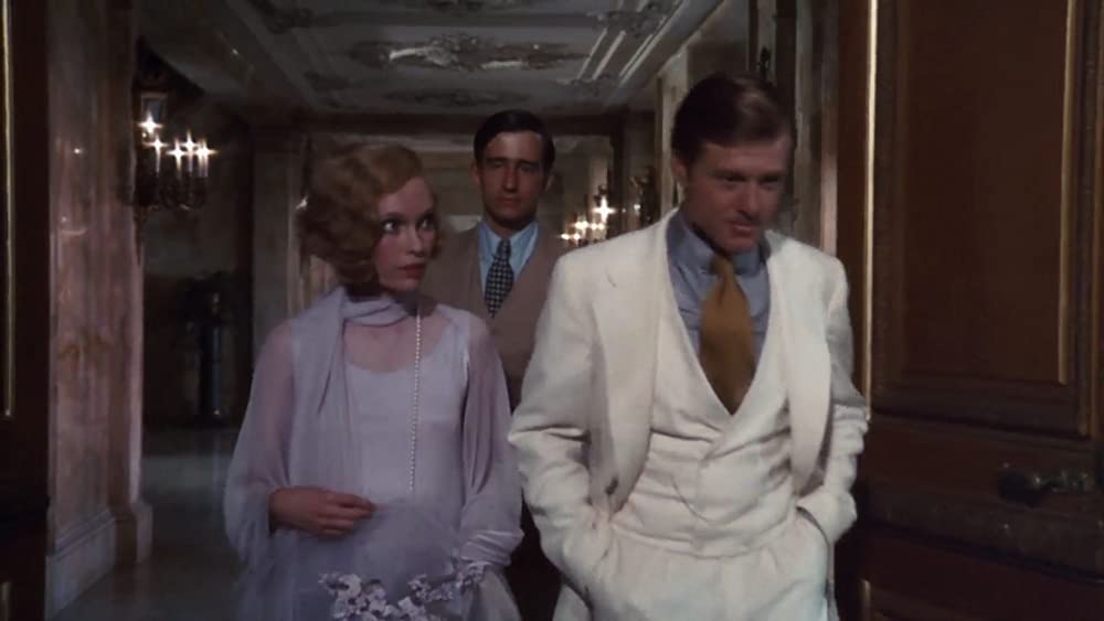 「華麗なるギャツビー」ロバート・レッドフォード & ミア・ファロー & サム・ウォーターストンの画像