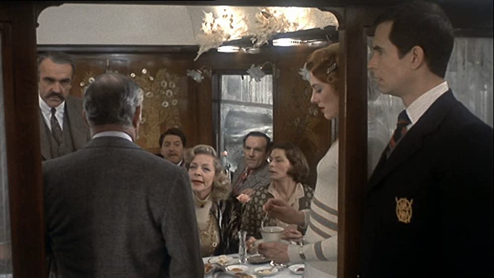 「オリエント急行殺人事件」ローレン・バコール & イングリッド・バーグマン & ショーン・コネリー & アンソニー・パーキンス & バネッサ・レッドグレーブ & デニス・クイリーの画像