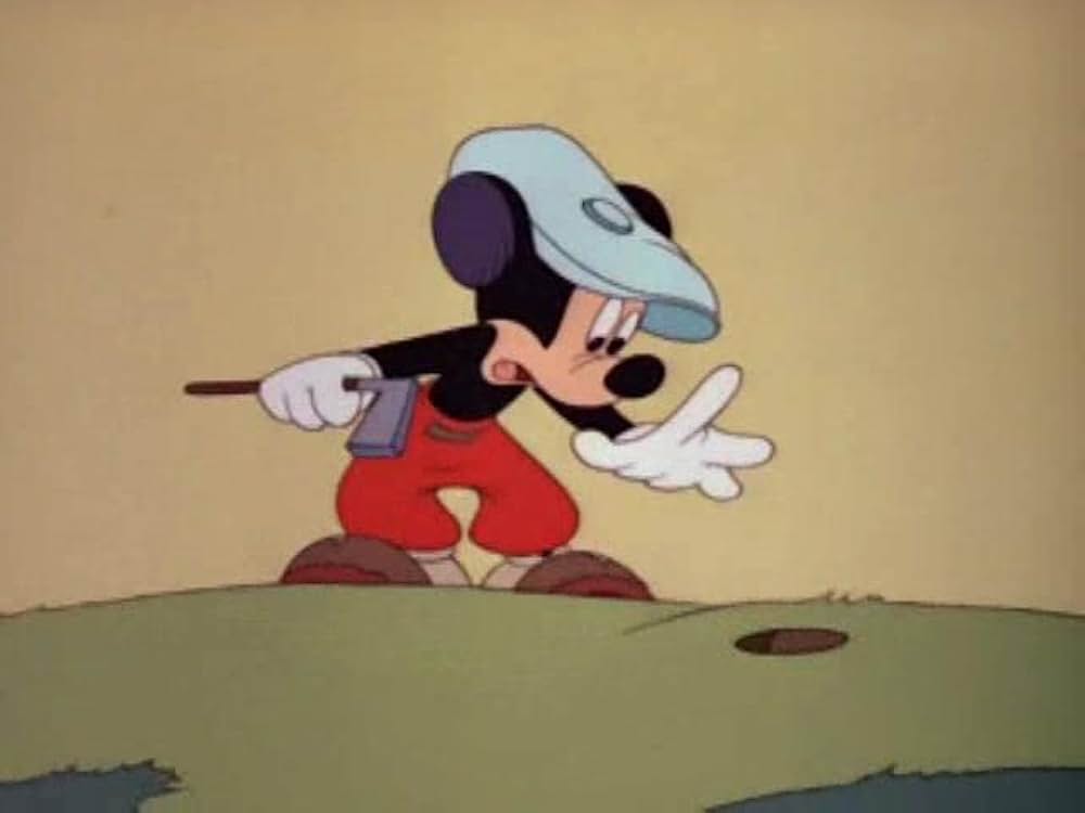 ミッキーのゴルフの画像