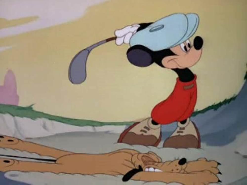 ミッキーのゴルフの画像