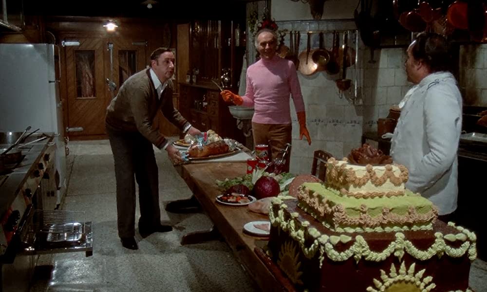 「最後の晩餐」フィリップ・ノワレ & ミシェル・ピコリ & ウーゴ・トニャッツィの画像