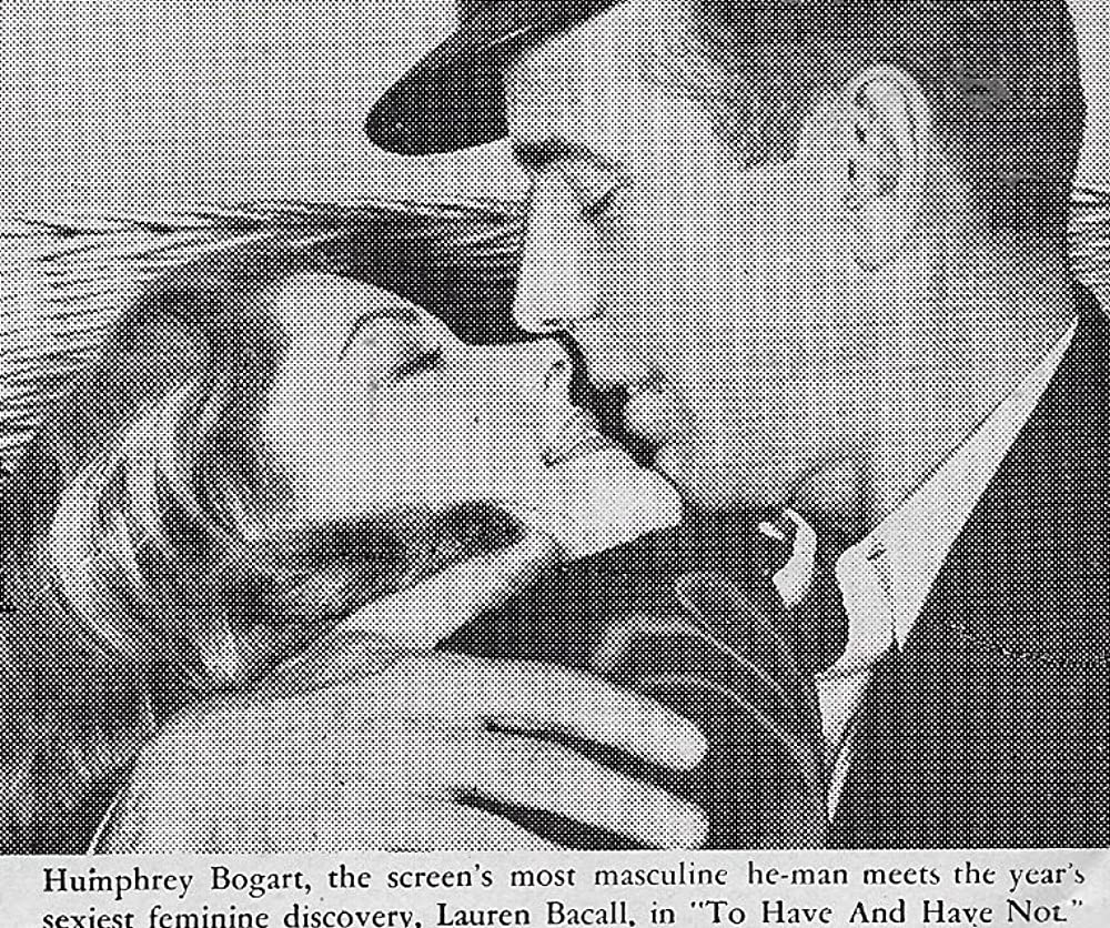 「脱出」ローレン・バコール & ハンフリー・ボガートの画像