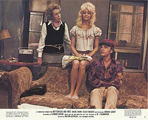 「バタフライはフリー」ゴールディ・ホーン & エドワード・アルバート & アイリーン・ヘッカートの画像