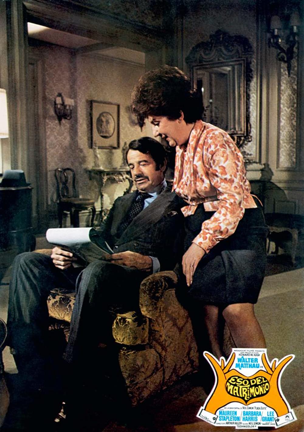 「おかしなホテル」ウォルター・マッソー & モーリン・ステイプルトンの画像