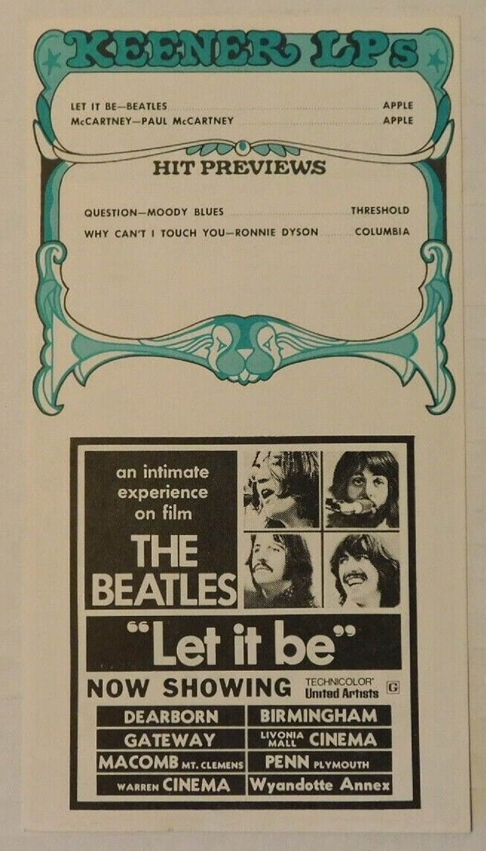 ビートルズ／レット・イット・ビーの画像