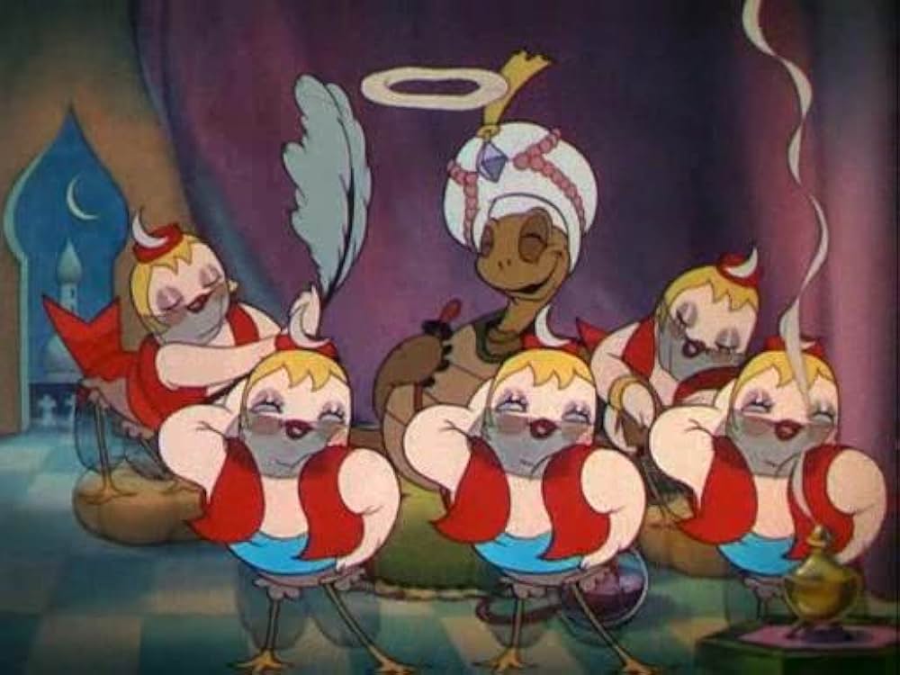 うさぎとかめと花火合戦の画像