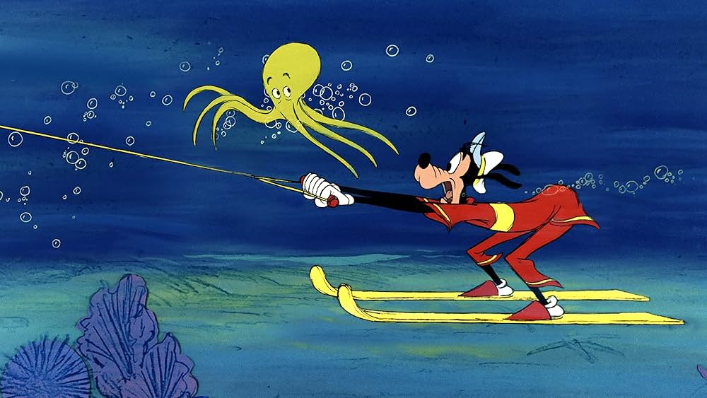 グーフィーの水上スキーの画像