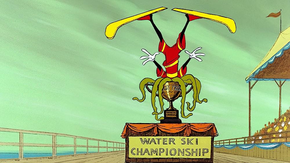 グーフィーの水上スキーの画像