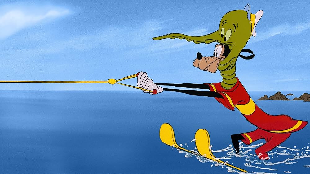 グーフィーの水上スキーの画像