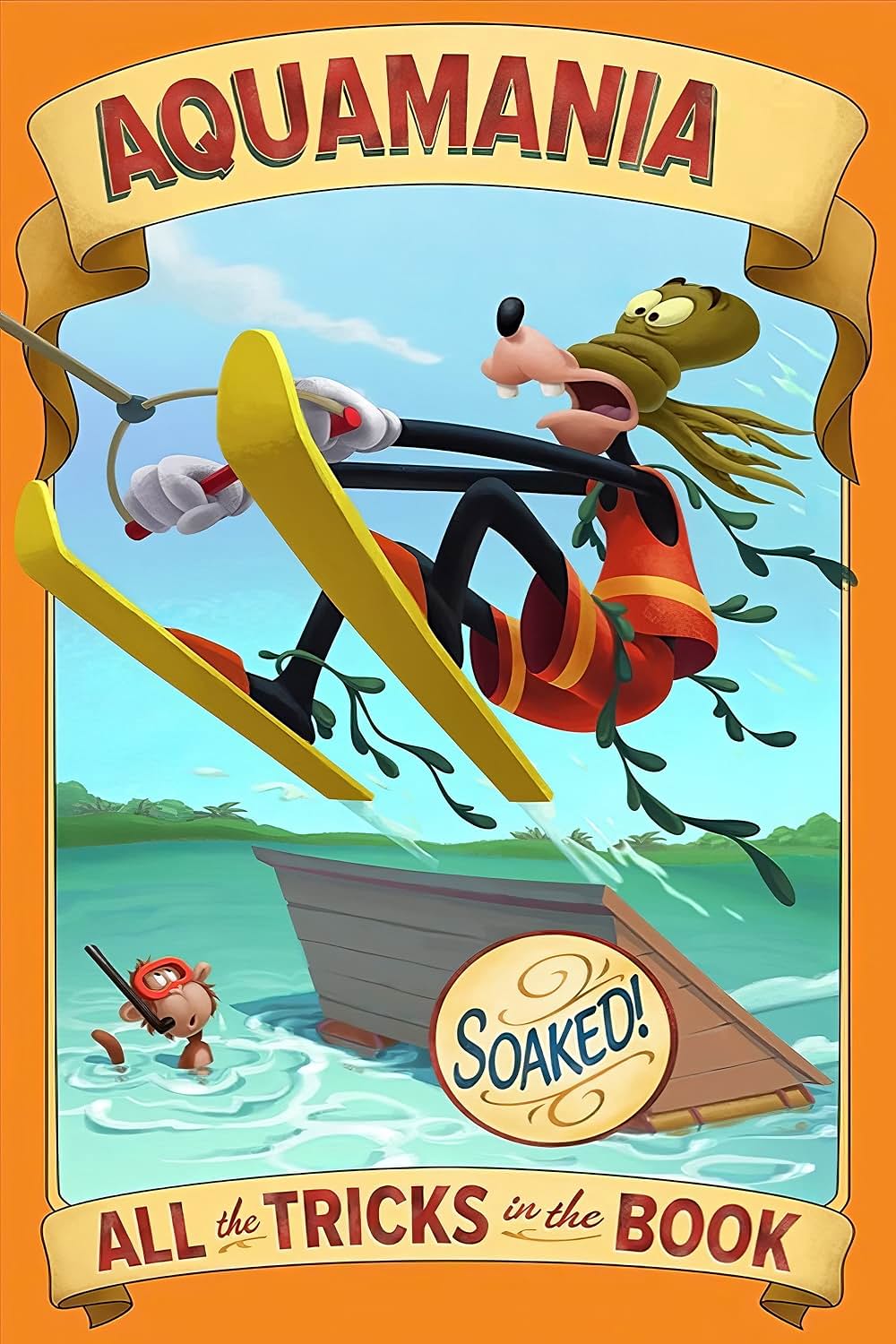 グーフィーの水上スキーの画像