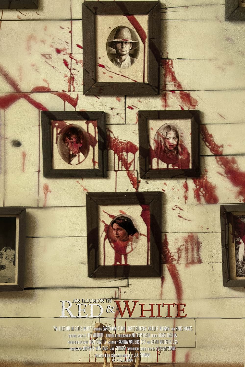 赤と白の錯覚の画像