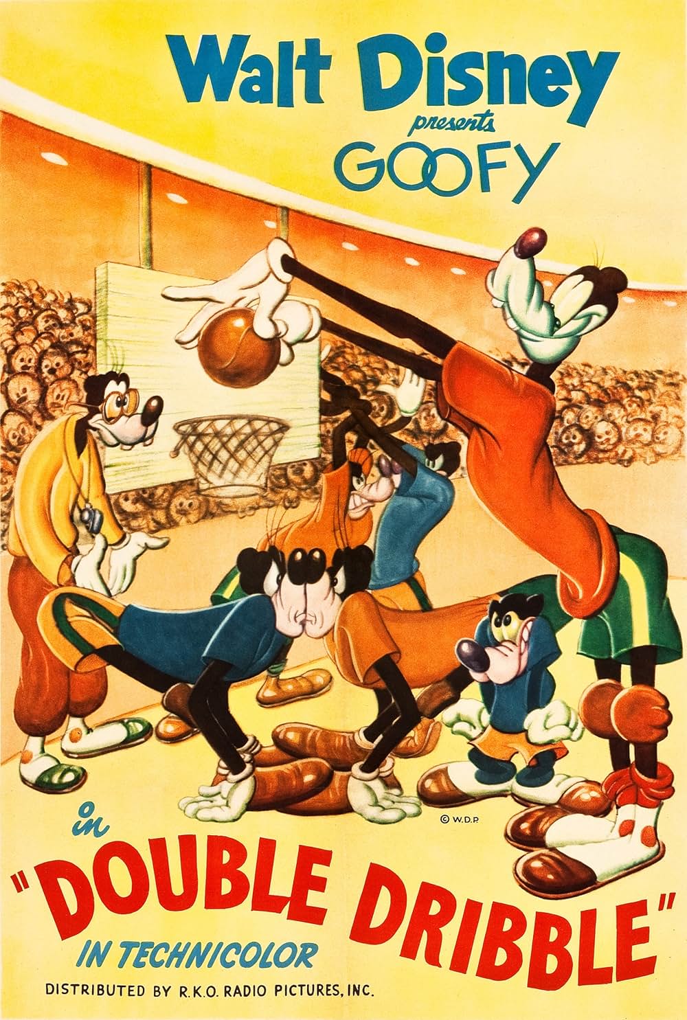 グーフィーのバスケットボールの画像