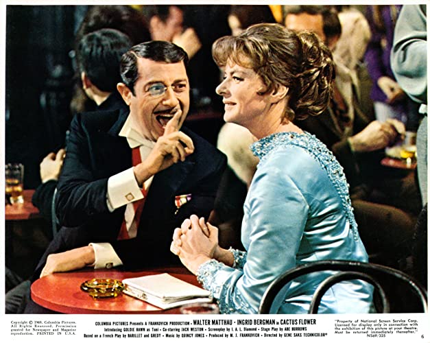 「サボテンの花」イングリッド・バーグマン & ビトー・スコッティの画像