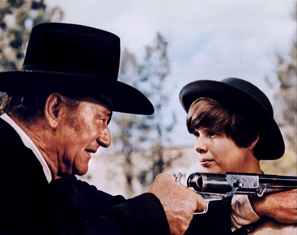 「勇気ある追跡」ジョン・ウェイン & キム・ダービーの画像