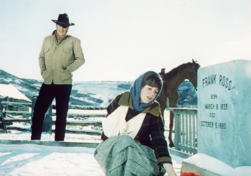 「勇気ある追跡」ジョン・ウェイン & キム・ダービーの画像