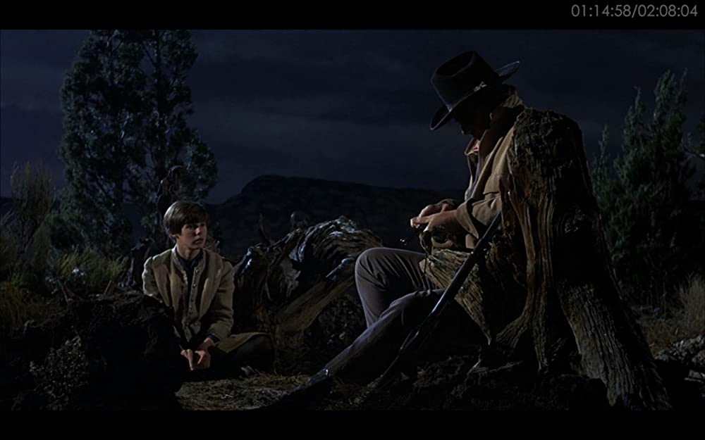 「勇気ある追跡」ジョン・ウェイン & キム・ダービーの画像