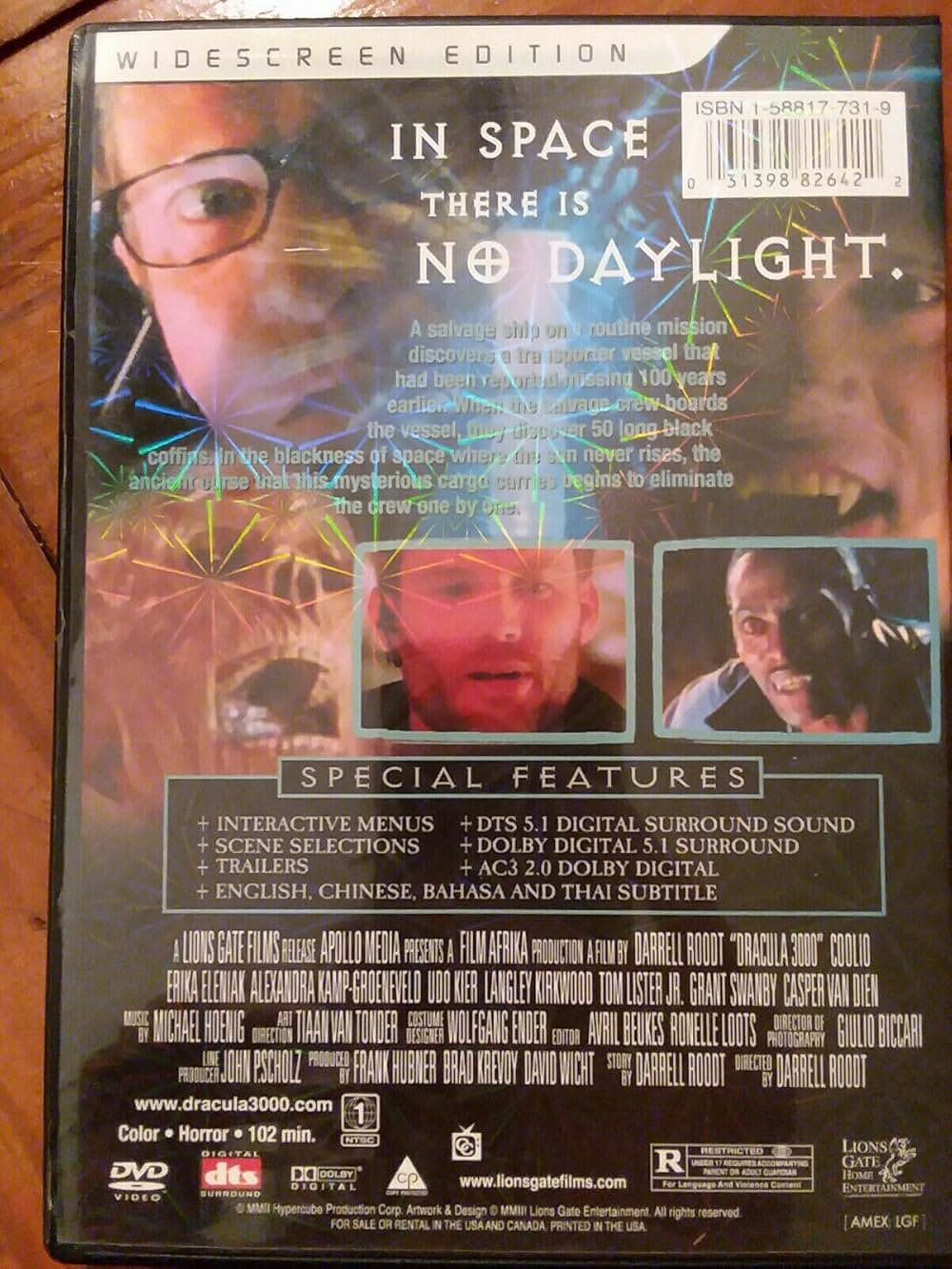 ヴァン・ヘルシングVSスペースドラキュラの画像