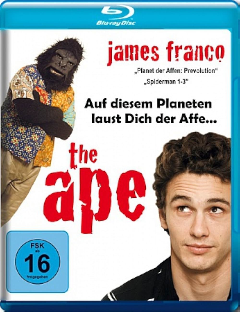 ジェームズ・フランコ VS エイプの画像