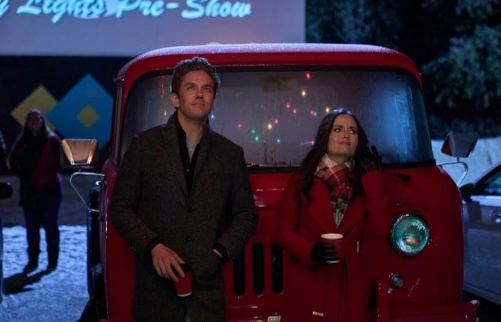 ドライブインのクリスマスの画像