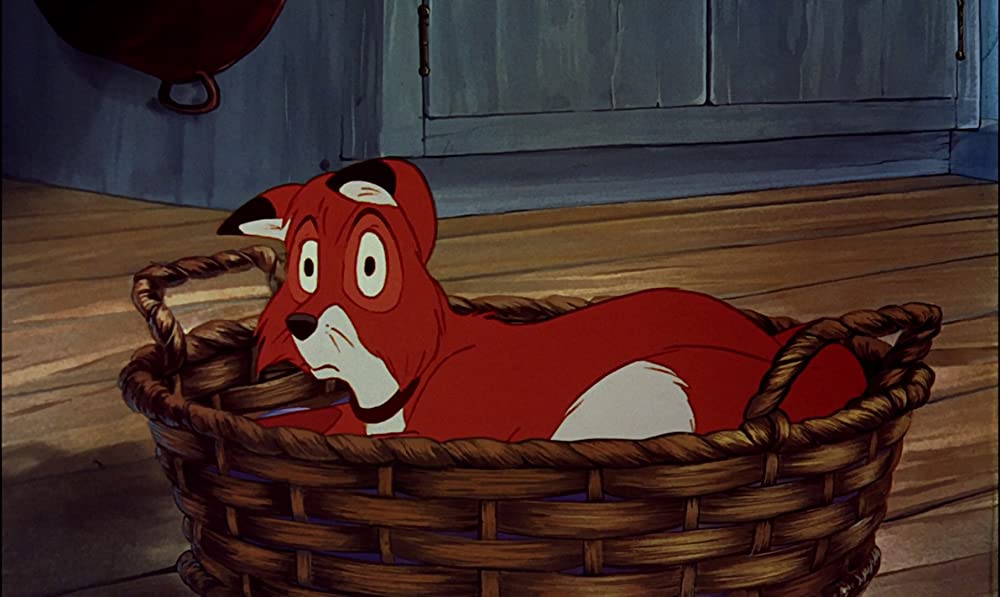 きつねと猟犬の画像